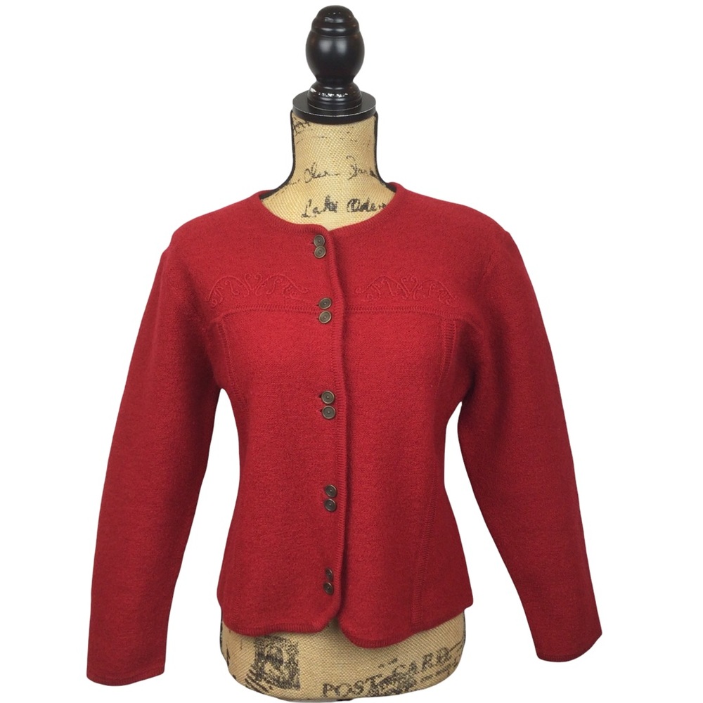 Pendleton Red Wool Zip Jacket - image 1